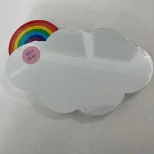 Brand New Wood Dry Erase Board Message Board Cloud With Rainbow Home Decor Room