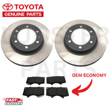 2005-2023 TOYOTA TACOMA GENUINE OEM FRONT BRAKE ROTORS AND BRAKE PADS