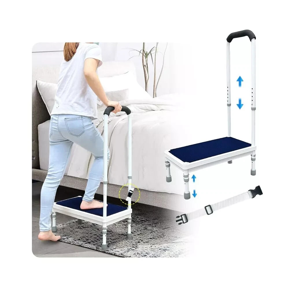 Pasos de cama para camas altas para adultos Taburete de escalón para cabecera 3 en 1