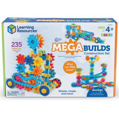 Learning Resources Zahnräder! Zahnräder! Zahnräder! Mega Builds Baukasten 235 Teile