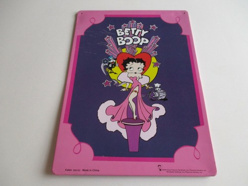 BETTY BOOP Movie Star Tin Sign 11.5" X 8.25" Vintage Style TIN SIGN