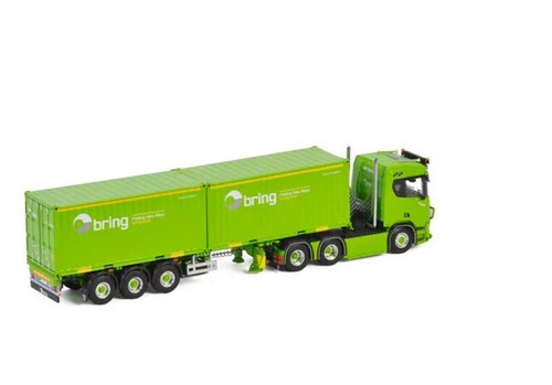 Remolque para WSI para Scania R NORMAL CR20N 6X2 + CONTENEDOR 2X20FT - 3 EJES modelo 1:50 - Imagen 2 de 4