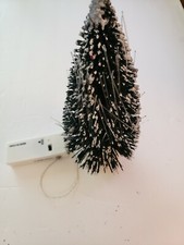 Lemax Lighted Accessory Sparkling Winter Tree 9” RED/BLUE FIBER OPTIC LIGHTS