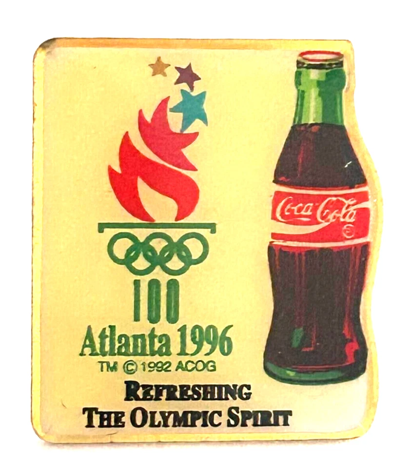 Coca Cola Olympia Atlanta 1996 Flasche Pin (H20) - Bild 1 von 1