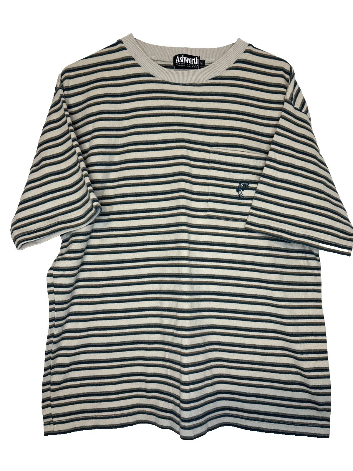 Ashworth camisetas a rayas para hombres