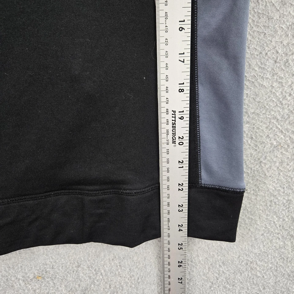 Victoria's Secret PINK Women Sweatshirt M Black Dog Ultimate Varsity Campus - Image 4 of 4