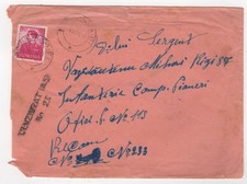 1942 Oct 9th. Censor Cover. Podu Iloaiei to Official Military Post No 113.
