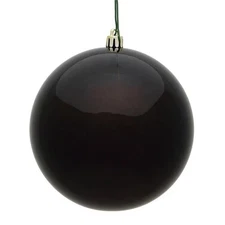 Vickerman N591575DCV 6 in. Chocolate Candy UV Christmas Ornament Ball - 4 per...