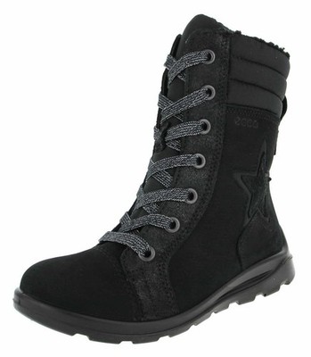 Ecco Kinder Mädchen Stiefel schwarz