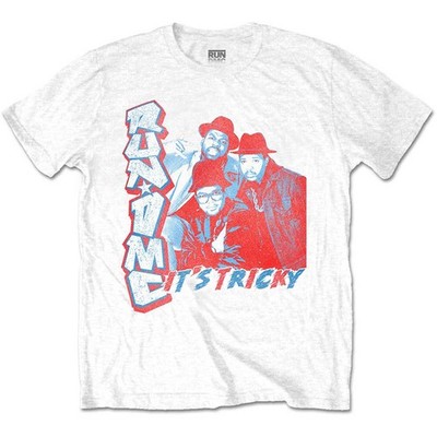 Men's Run DMC It's Tricky T-shirt X-Large White