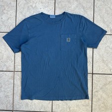 Carhartt Relaxed Fit T Shirt Adult Large Carhartt Over Dyed Pocket Tee