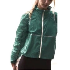  A11 Free People Great Escape Run Black Windbreaker Jacket FP Movement, Size M