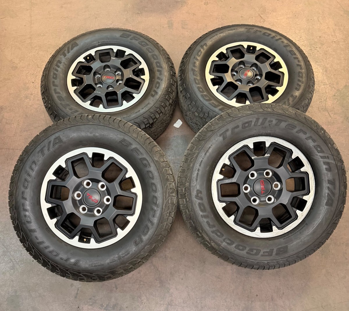【ハリー様取置き】TOYOTA TRDホイール BFGoodrichセット 5本 Set of Used TRD 17