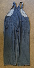 Walls Overalls Coveralls Size 50x32  Blue Denim 100 Cotton Carpenter Pockets