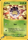 Pokemon Expedition Base Common Koffing 114/165 - Near Mint (NM)