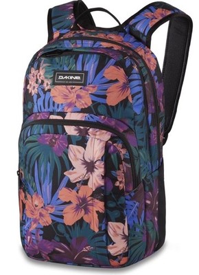 NEW Dakine Campus M 25L Laptop Backpack Black Tropidelic with Cooler Pocket