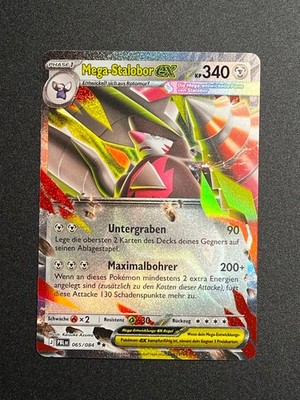 Mega Stalobor ex PBL 065/084 Double Rare Dunkelnacht Pokemon Deutsch NM