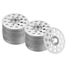 200pcs Plaster Washers 1 Inch Plaster Repair Rings Buttons for Wall Ceiling