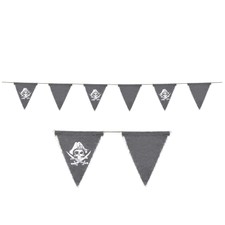 Beistle Pirate Fabric Pennant Banner  Party Supply  Decoration