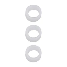 18-55mm Black Rubber Screw Cap Lens Hood Replacement For Nikon Camera lens 3pcs