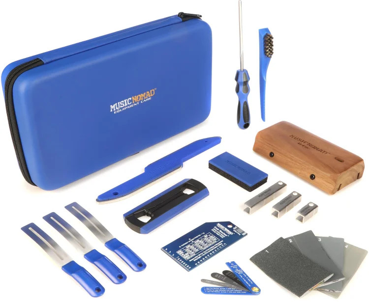 MusicNomad Premium Guitar Tech Fret Tool 18-piece Set