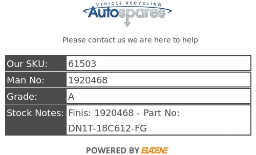 FORD ECOSPORT MK1 2013-2019 HEATER CONTROL PANEL ASSEMBLY DN1T-18C612-FG 1920468 - Image 4 of 4