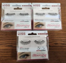 3PCS NIB  64821/KBH02 DAISY KISS NATURAL FLOURISH BLOOMING LASH FALSE EYELASHES