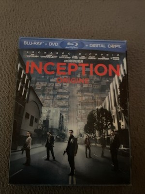 Inception (Blu-ray/DVD, 2010, 2-Disc Set, Canadian New Sealed