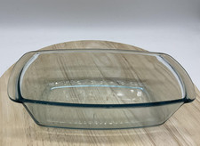 Sartén para hornear rectangular Marinex de vidrio transparente 11x7 hecha en Brasil cocina