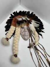 Vintage RW Adamson 1989 Arts Shaman's Medicine Mask Wall Art Siged Native Americ