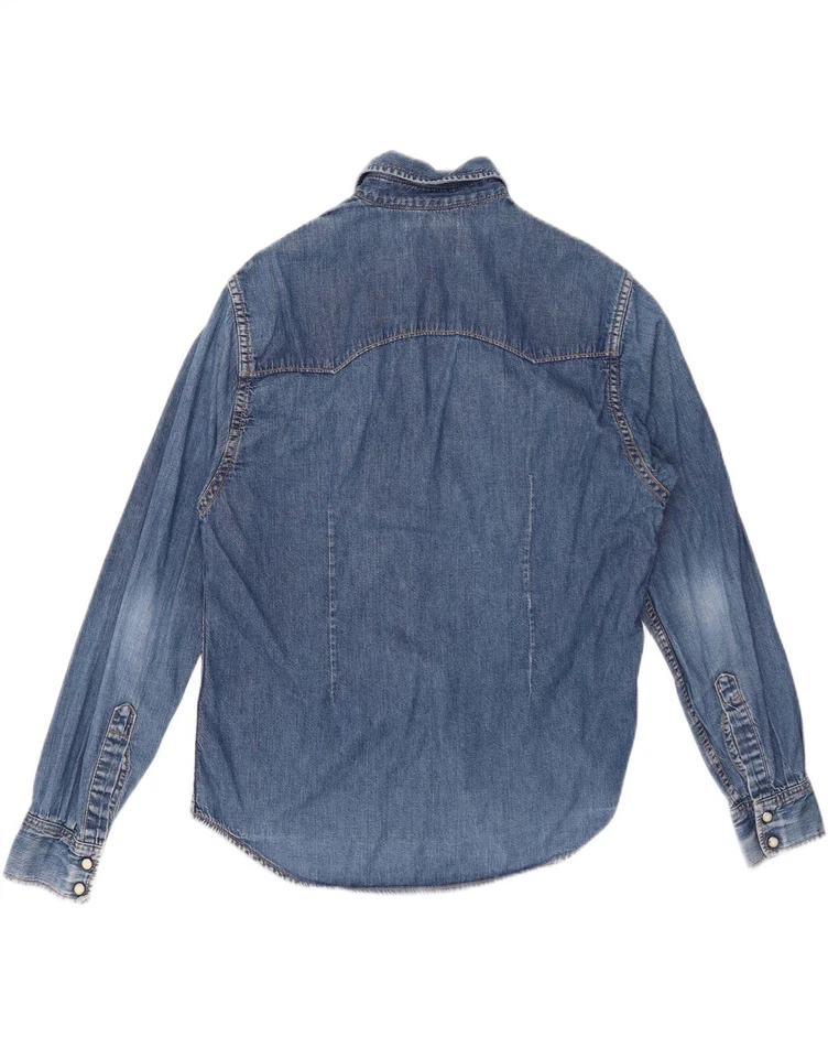 Camisa vaquera LEE para mujer Reino Unido 16 grande azul algodón LP01 Foto 2 de 3