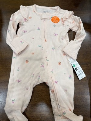 Baby Girls Carters Sleeper 3 Months NWT 