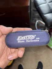EASTTOP T008K 10 Hole Harmonica Diatonic Blues Professional Harmonica w/ Case