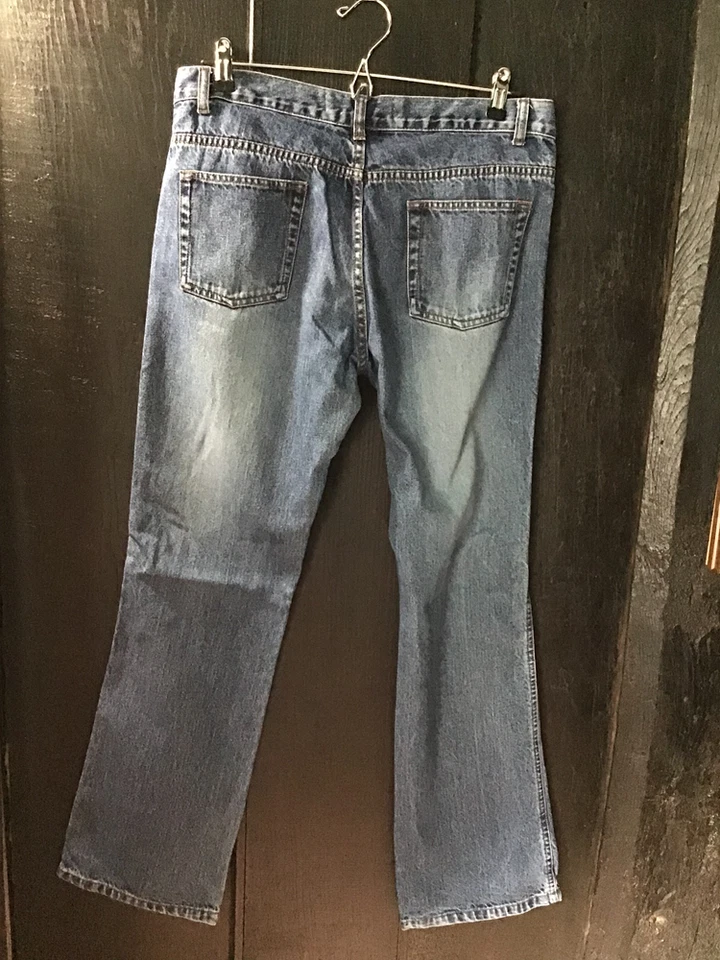 Cherokee Blue Wide Leg Flared Mid Rise Jeans - Size 14 - Image 2 of 4