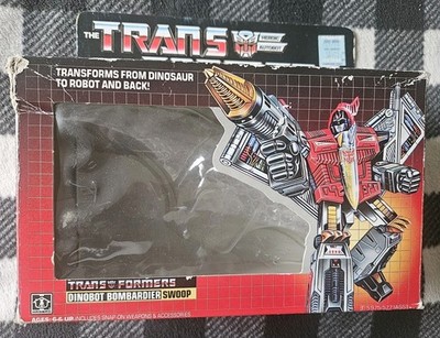 Transformers G1 Swoop Box & Bubble Insert Only 1985 Authentic 