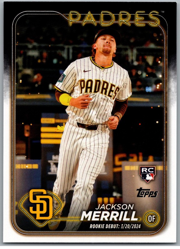 #US169 Jackson Merrill, San Diego Padres - Rookie Debut 2024 Topps Update
