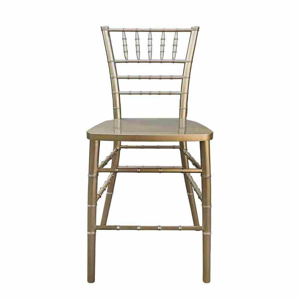 Sparkling Gold Champagne Resin Chiavari Barstool by Chivari - Image 2 of 4