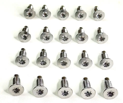 20 ea CHROME Windshield Frame Torx Screws Fits Jeep Wrangler 1976-2006 CJ YJ TJ