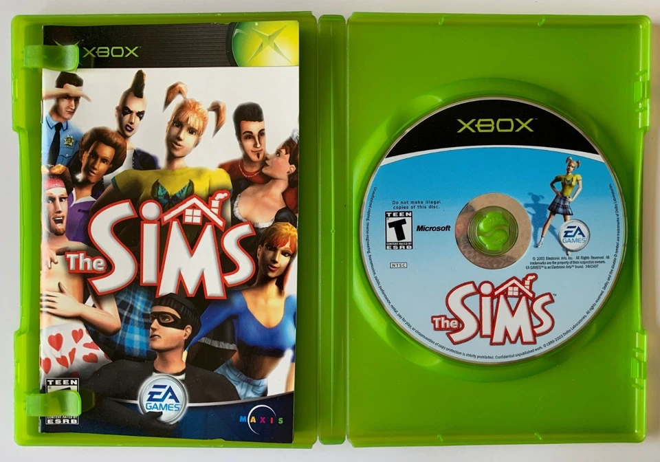 The Sims 2003 Microsoft original Xbox Game complete CIB tested & working - Image 2 of 4