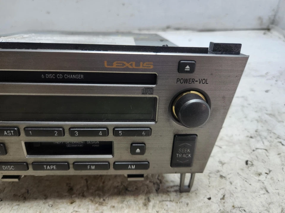LEXUS SC430 MULTIMEDIA RADIO CD PLAYER HEAD UNIT 8612024420 MK2 ZA40 2001 - 2010 - Image 3 of 4