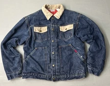 VTG BIG SMITH Buckaroo Sanforized Corduroy Accents Denim Jacket 60s Chore Coat