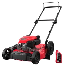 21 inches 144cc 2-in-1 Walk-Behind , Side Discharge Push Lawn Mower