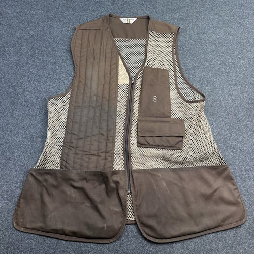 Bob Allen Shooting Vest 2XL Mesh Canvas USA Padded Shoulder Hunting Utility
