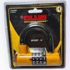 THE CLUB MODEL UTL860E Security Series Sport-U BIKE Lock NEW Sealed