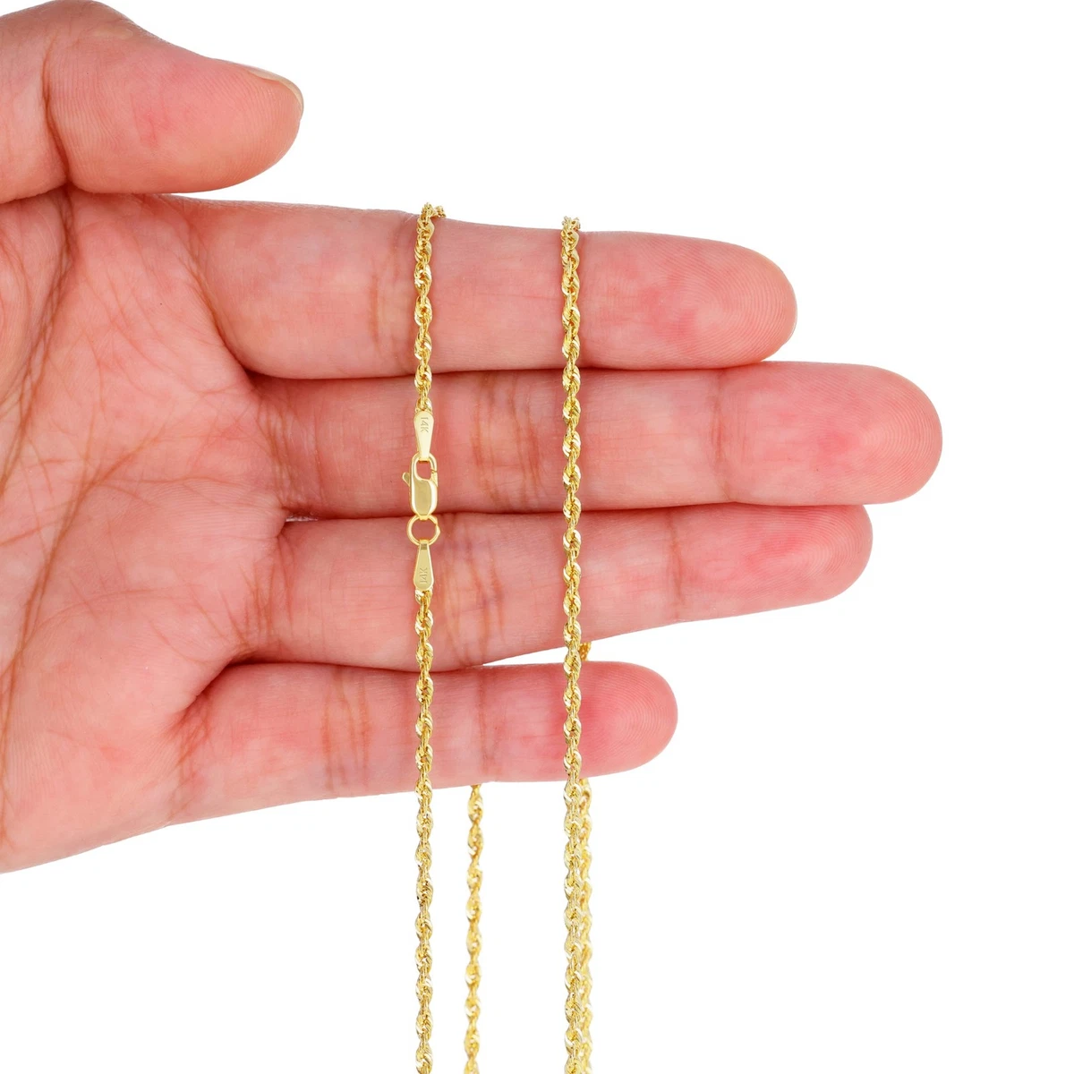 18k Gold Rope Chain for sale | eBay