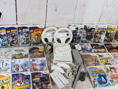Nintendo Wii Konvolut Konsole mit Spiele Zubehör und mehr riesiges Restposten Konvolut