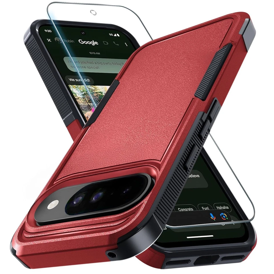 For Google Pixel 10/10 Pro XL Case Shockproof Phone Cover +Screen Glass Protect - Image 3 of 4