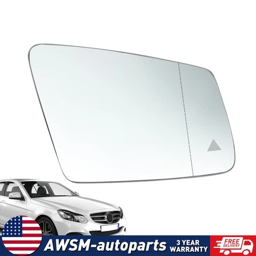 For Benz W176 W204 W212 W221 Passenger Right Side Mirror Glass Heat W/Blind Spot