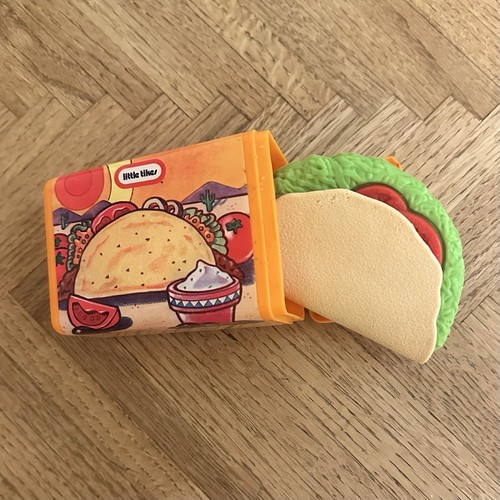 vintage Little Tikes Pretend Play Food Taco Set