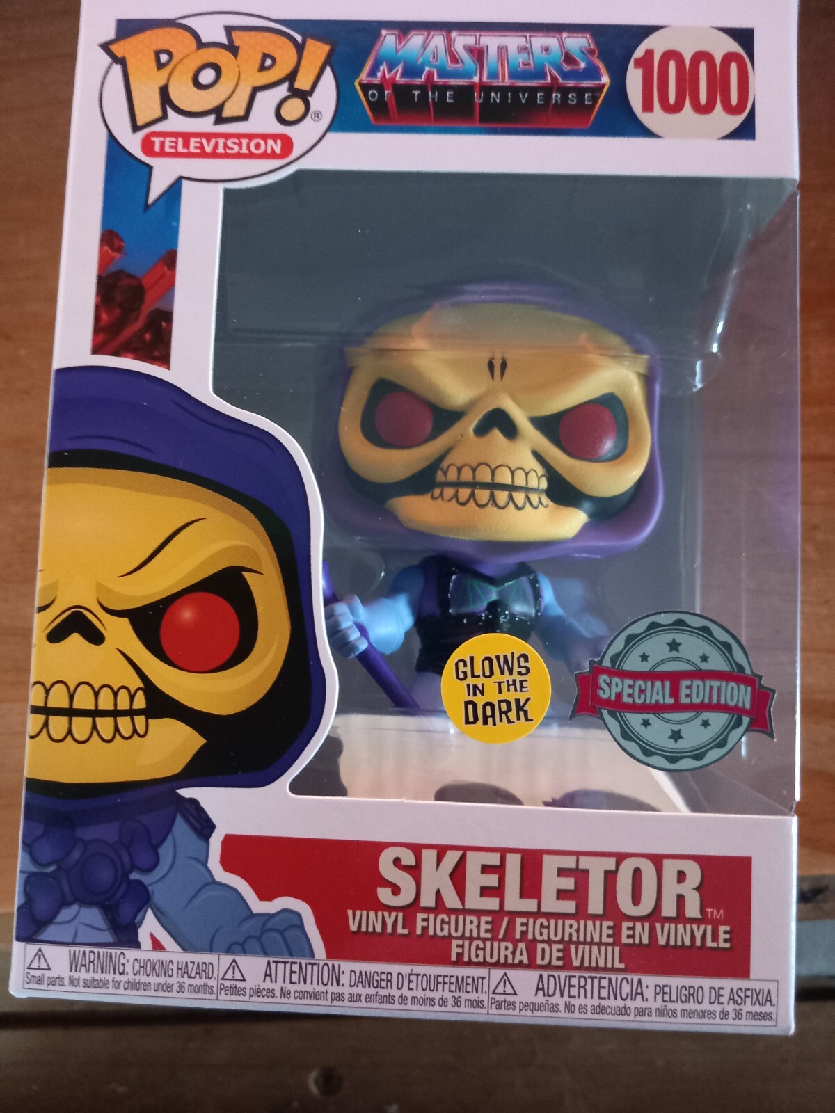 Funko Pop! Television Masters Of The Universe 1000 Skeletor Gitd Edición Especial